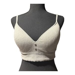 Lucky Brand | Gray Padded‎ Bralette | L